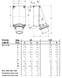 Штекер настінний 63A 4п 6г 400В, IP67, 63 A, 4, 400 В, 6г