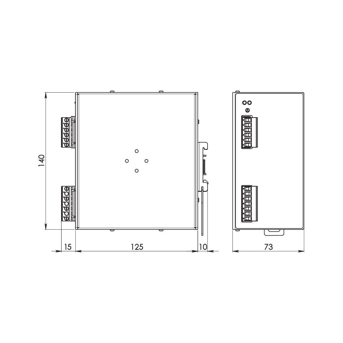 Джерело живлення LUTZE CPSB-123-480-24 Compact Universal 1-2-3 фази, 480 Вт