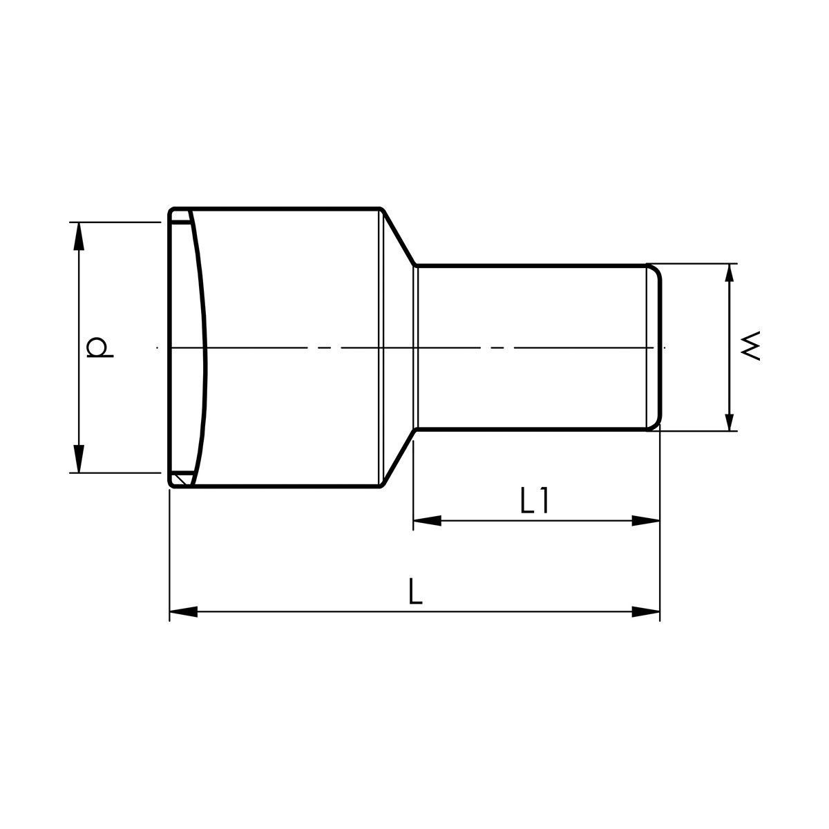 KA2500E-BU Кінцевий конектор, повністю ізольований 1-3 мм&sup2; (AWG16-AWG14)
