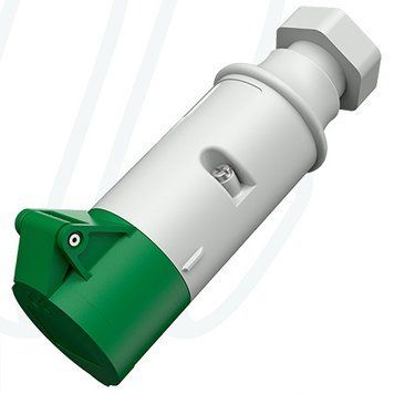 Розетка кабельна 32A 3п 4г 20-25, 40-50В, IP44, 32 A, 3, 20-25, 40-50 В
