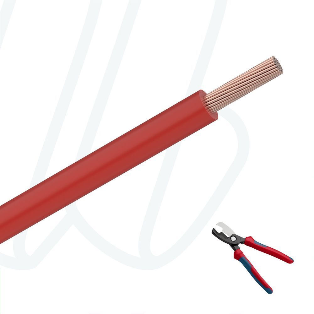 Провід H07V-K 1X50 червоний
