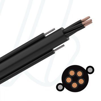 Кабель PVC 2S-OZ 12X1 чорний