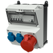 Модуль AMAXX 260x225 мм з роз'ємами 1xCEE32А5п 2xSchuko 1xRCD 40А 4п 0,03А 1xMCB32А3п/C 2xMCB16А1п/C IP44, 2, 1, є, 40A 4p IFN=0.03 A, 2, 1, 1, 260x225