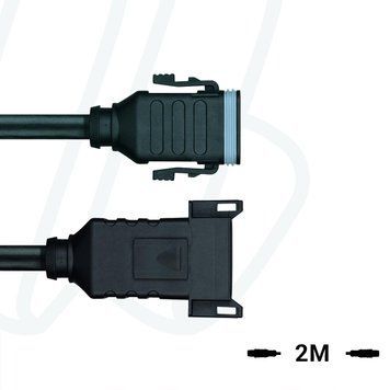 Кабель MA-ET06-6S-2-MA-ET04-8P/S370 ET, гніздо пряме, 8п, штекер прямий, 8п, PUR, 2м, чорний | ESCHA