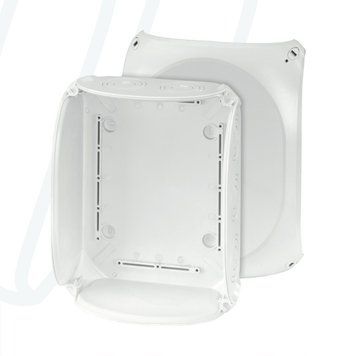 Розподільна коробка KF2500G 255x205x112 мм, IP66/67, без клемника, світло-сіра RAL 7035 | HENSEL