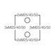Розподільна коробка DK 2525 GZ з клемою Cu 3~ 6-25 мм2 IP55/66 255x205x112 сіра RAL 7035