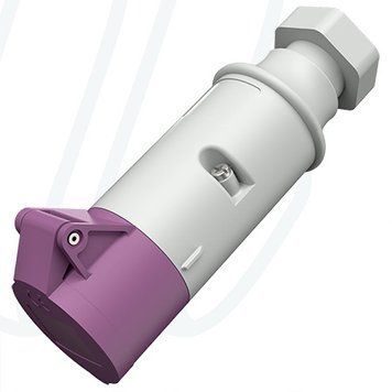 Розетка кабельна 16A 2п 20-25В, IP44, 16 A, 2, 20-25 В