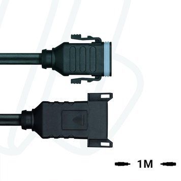 Кабель MA-ET06-6S-1-MA-ET04-8P/S370 ET, гніздо пряме, 8п, штекер прямий, 8п, PUR, 1м, чорний | ESCHA