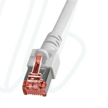 Патчкабель 04X2XAWG26/7 SF/UTP Cat.5e ПВХ 50м сірий