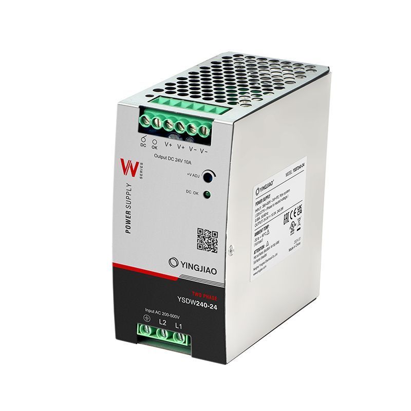 Блок живлення YSDW на DIN рейку / Uвх=200-500 AC / Uвих=24V / 240W