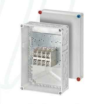 Розподільна коробка K2405 300x450x170 мм, IP65, з клемником 4х150 мм&sup2;, світло-сіра RAL 7035 | HENSEL