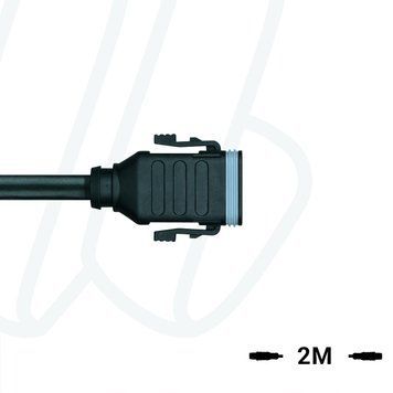 Кабель MA-ET06-8S-2/S370 ET, гніздо пряме, 8п, PUR, 2м, чорний | ESCHA