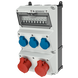 Модуль AMAXX 390x225 мм з роз'ємами 1xCEE16А5п 1xCEE32А5п 3xSchuko 1xMCB32А3п/D 1xMCB16А3п/D 2xMCB16А1п/C IP44, 3, 1, 1, є, 2, 1, 1, 390x225