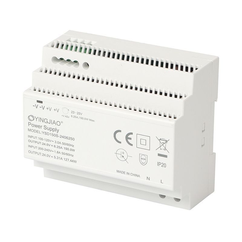 Блок живлення на DIN рейку / Uвх=200-240VAC / Uвих=24V / 150W