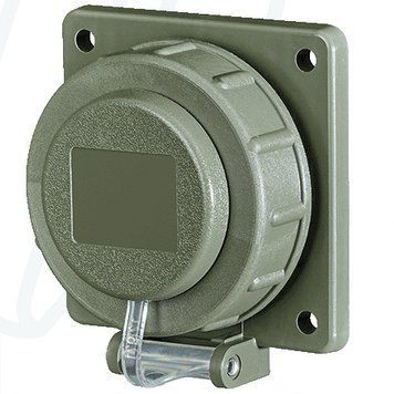 Розетка панельна SCHUKO ТМ (гвинтові клеми) 16A 2п+З 230В, IP68, 16 A, 2+E, 230 В