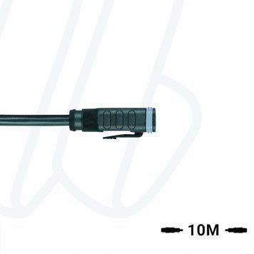 Кабель MA-ET06-2S-10/S370 ET, гніздо пряме, 2п, PUR, 10м, чорний | ESCHA