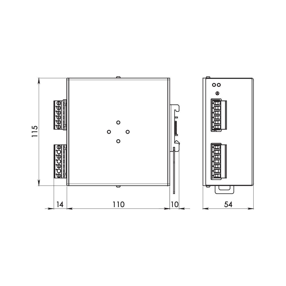 Джерело живлення LUTZE CPSB-123-240-24 Compact Universal 1-2-3 фази, 240 Вт