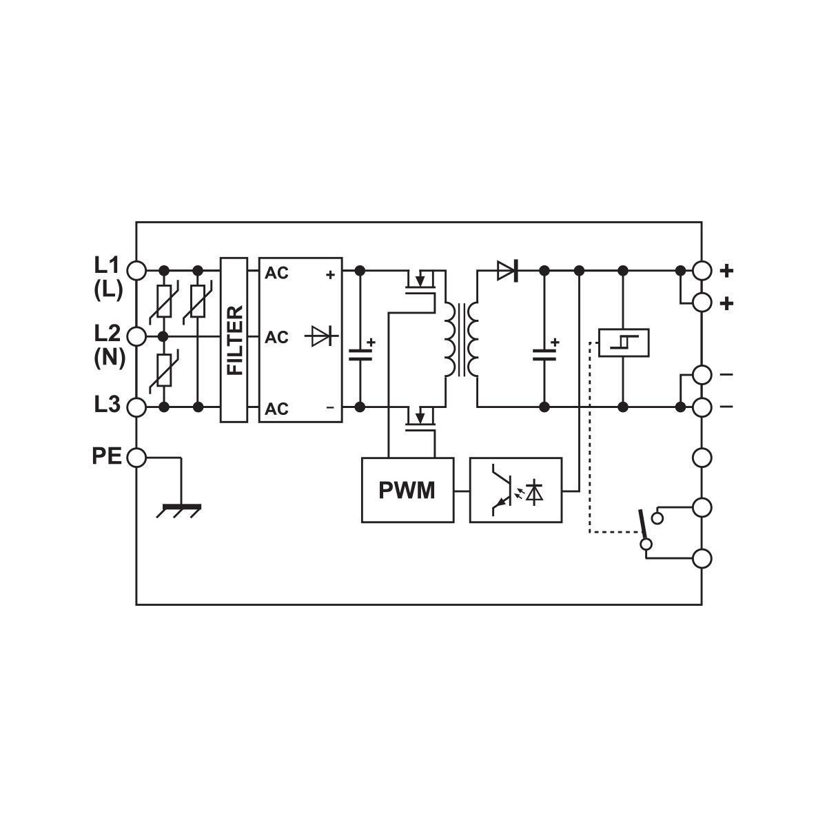 Джерело живлення LUTZE CPSB-123-240-24 Compact Universal 1-2-3 фази, 240 Вт