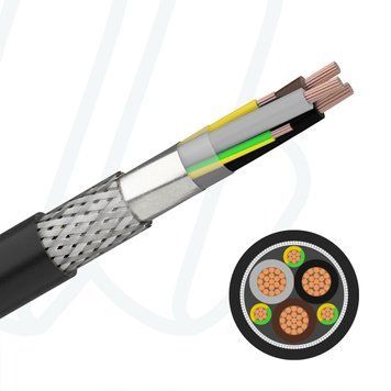 Кабель FABER EMV 2XSL(St)CYv-JB 3X120+3G16 0,6/1 кВ чорний