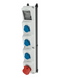 Модуль AMAXX 650x112,5 мм з роз'ємами 1xCEE16А5п 1xRCD 40А 4п 0,03А IP44, 1, 40A 4p IFN=0.03 A, 1, 650x112,5