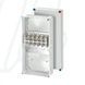 Розподільна коробка K2405 300x600x170 мм, IP65, з клемником 5х240 мм&sup2;, світло-сіра RAL 7035 | HENSEL