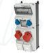 Модуль AMAXX 520x225 мм з роз'ємами 1xCEE16А5п 1xCEE32А5п 2xSchuko 1xRCD 40А 4п 0.03А 1xMCB32А3п/C 1xMCB16А3п/C 2xMCB16А1п/C IP44, 2, 1, 1, є, 40A 4p IFN=0.03 A, 2, 1, 1, 1, 520x225