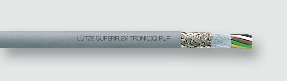 Кабель LUTZE SUPERFLEX TRONIC (C) PUR 02X0.25 сірий