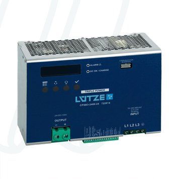 Джерело живлення LUTZE CPSB3-2400-24 Compact 3 фази, регульоване, 2400 Вт