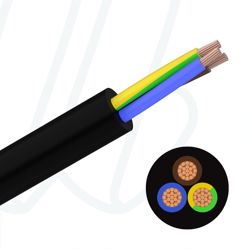 Кабель H05RR-F 5G2,5 чорний