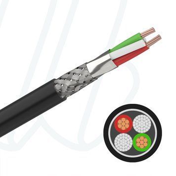 Кабель PROFIBUS PA FLEX 1X2XAWG18/7 UL/CSA чорний