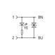 Кабель MA-ET06-2SP1-5/S370 ET, гніздо пряме, 2п, зі схемою захисту, LED, PUR, 5м, чорний | ESCHA