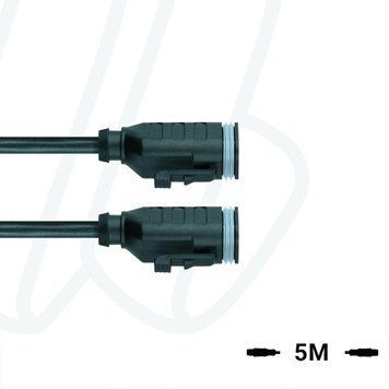 Кабель MA-ET06-3S-5-MA-ET06-3S/S370 ET, гніздо пряме, 3п, гніздо пряме, 3п, PUR, 5м, чорний | ESCHA