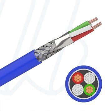 Кабель PROFIBUS PA FLEX 1X2XAWG18/7 UL/CSA синій