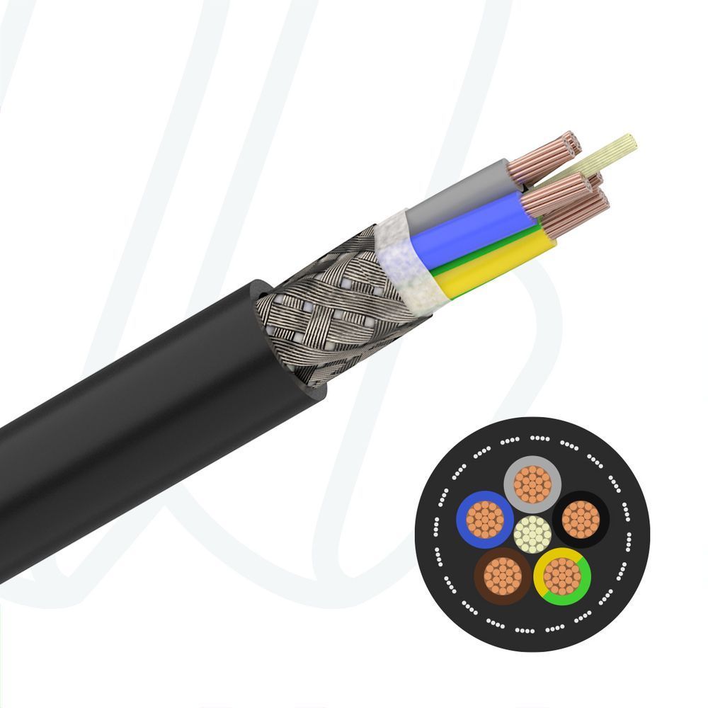 Кабель PRYSMIAN Festoonflex C-PUR-HF 01X35 0.6/1кВ чорний