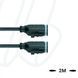 Кабель MA-ET06-3S-2-MA-ET06-3S/S370 ET, гніздо пряме, 3п, гніздо пряме, 3п, PUR, 2м, чорний | ESCHA