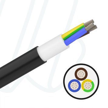 Кабель FABER THERM 145 MC 5G0,75 чорний