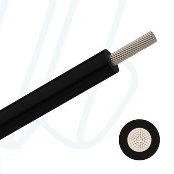 Кабель NSGAFOEU 1X6 1,8/3 кВ чорний
