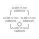 Розподільна коробка DK 0400 B, 104x104x70 мм, без клемника, чорна RAL 9011, IP66