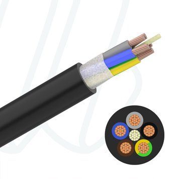 Кабель PRYSMIAN Festoonflex PUR-HF 01X25 0.6/1кВ чорний