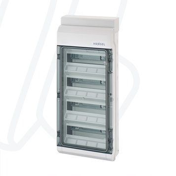 Розподільний щит KV 9448 M з клемниками, 4х12 модулів, IP65 | HENSEL