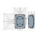 Розподільна коробка KF1616G 210x155x92 мм, IP66/67, з клемником 5х16 мм&sup2;, світло-сіра RAL 7035 | HENSEL