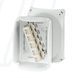 Розподільна коробка KF1616G 210x155x92 мм, IP66/67, з клемником 5х16 мм&sup2;, світло-сіра RAL 7035 | HENSEL
