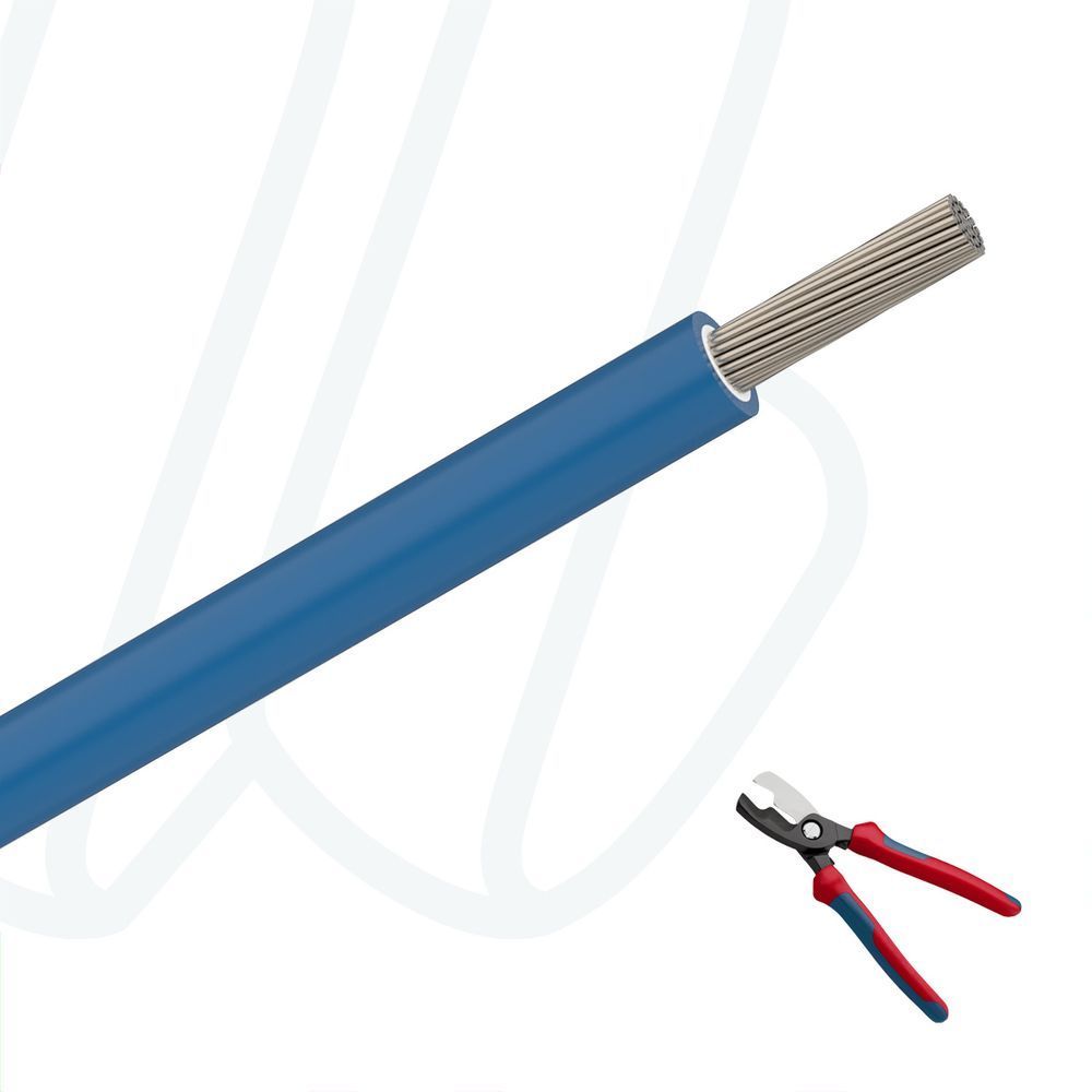 Кабель SOLAR H1Z2Z2-K 1X6 1/1 кВ блакитний