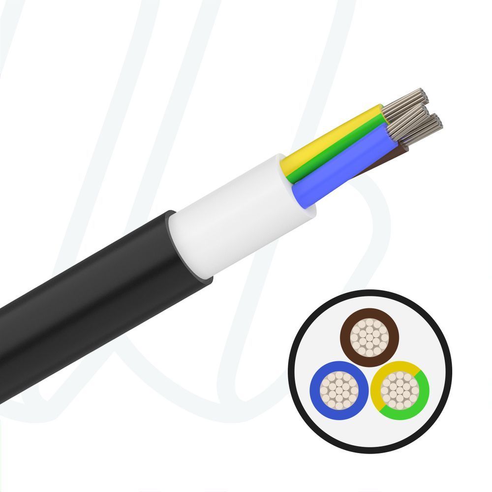 Кабель FABER THERM 145 MC 5G1,5 чорний