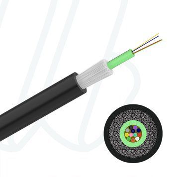 Кабель A-DQ(ZN)B2Y 2X12 OM4 3.0 кН чорний