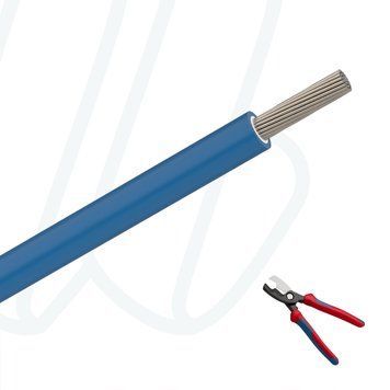 Кабель SOLAR H1Z2Z2-K 1X6 1/1 кВ блакитний