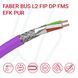 Кабель FABER BUS L2 FIP DP FMS EFK PUR 01X2X0.64 фіолетовий