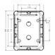 Розподільна коробка KF3535G 295x225x122 мм, IP66/67, з клемником 5х35 мм&sup2;, світло-сіра RAL 7035 | HENSEL