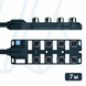 Пасивний I/O-розгалужувач ESCHA 8I/OM12-5P3C-7/S370, 8 портів, M12, гніздо, 4+PE конт., кабель 7 м &mdash; фото 1
