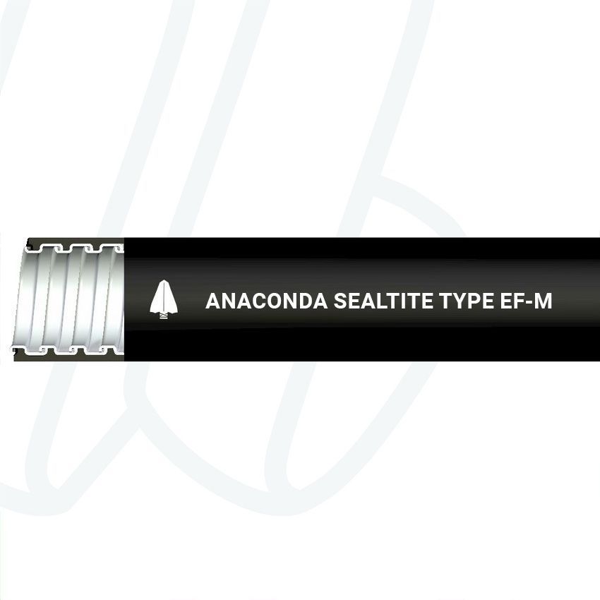 Захисна гофротруба ANACONDA SEALTITE EF-M 1/2" &Oslash;16/21,1мм чорна (упак. 150м)